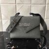 Replica Dior Mini Black Lady Dior Wavy Shiny Crinkled Lambskin Bag  M0 10