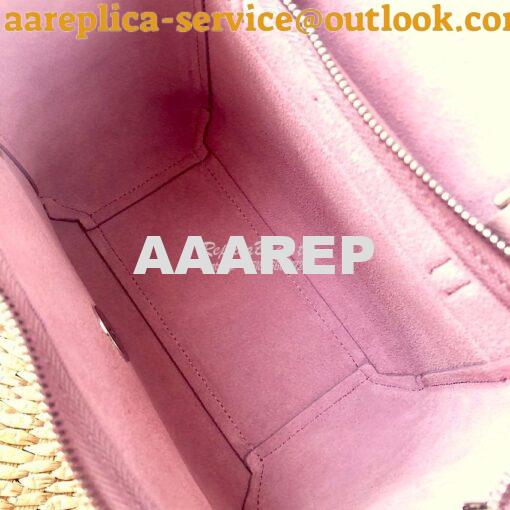 Replica Celine Nano Belt Bag Barbie Pink Grained Calfskin 185003 7