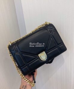 Replica Dior Quilted Cannage Diorama Lambskin M0422