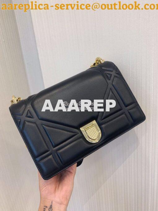 Replica Dior Quilted Cannage Diorama Lambskin M0422 2