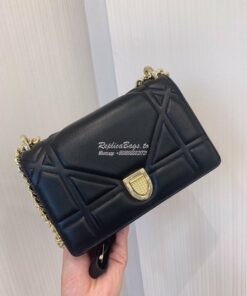 Replica Dior Quilted Cannage Small Diorama Lambskin M0421