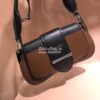 Replica Prada Sidonie Leather Shoulder Bag Black 10