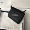 Replica Celine Small Trifold Wallet In Grained Calfskin 10B573 Dark Re 9