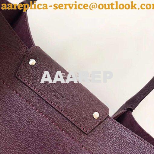 Replica Celine Big Bag In Supple Grained Calfskin 2 Sizes Wine 182863 8