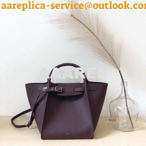 Replica Celine Big Bag In Supple Grained Calfskin 2 Sizes Wine 182863 9