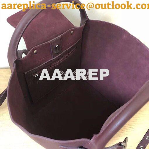 Replica Celine Big Bag In Supple Grained Calfskin 2 Sizes Wine 182863 11