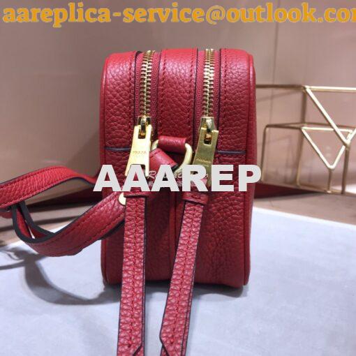 Replica Prada Calf Leather Shoulder Camera Bag 1bh082 Red 7