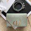 Replica Dior Black 30 Montaigne Calfskin 2-in-1 Pouch 14