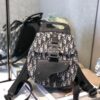 Replica Dior Diortravel Blue Oblique Technical Canvas Backpack 15