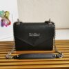 Replica Prada Black Nylon shoulder bag 1BC167 with Blue 11