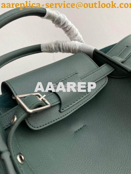 Replica Celine Big Bag With Long Strap In Smooth Calfskin Green 183313 4