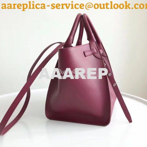 Replica Celine Big Bag With Long Strap In Smooth Calfskin Wine 183313 3