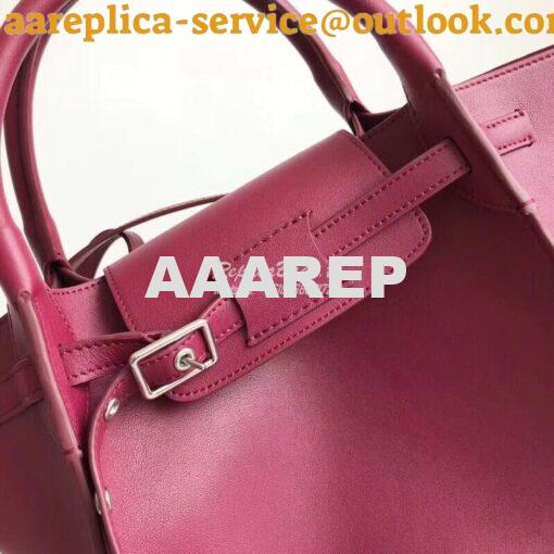 Replica Celine Big Bag With Long Strap In Smooth Calfskin Wine 183313 7