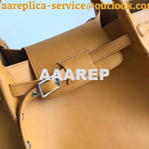 Replica Celine Big Bag With Long Strap In Smooth Calfskin Yellow 18331 2