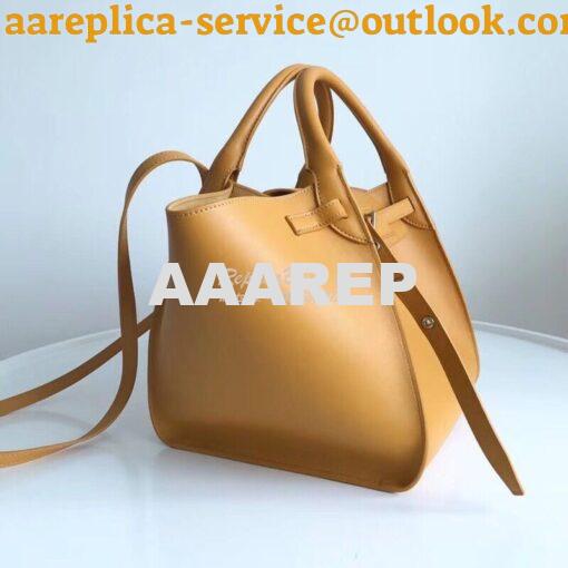 Replica Celine Big Bag With Long Strap In Smooth Calfskin Yellow 18331 4