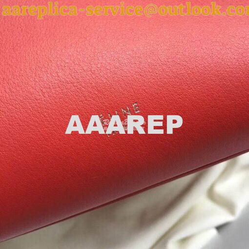 Replica Celine Big Bag With Long Strap In Smooth Calfskin Red 183313 3