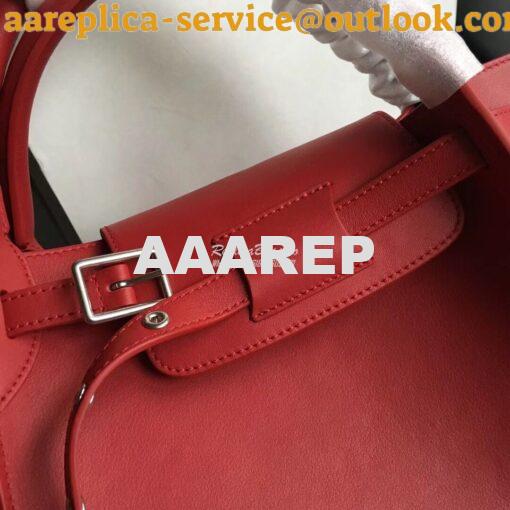 Replica Celine Big Bag With Long Strap In Smooth Calfskin Red 183313 5