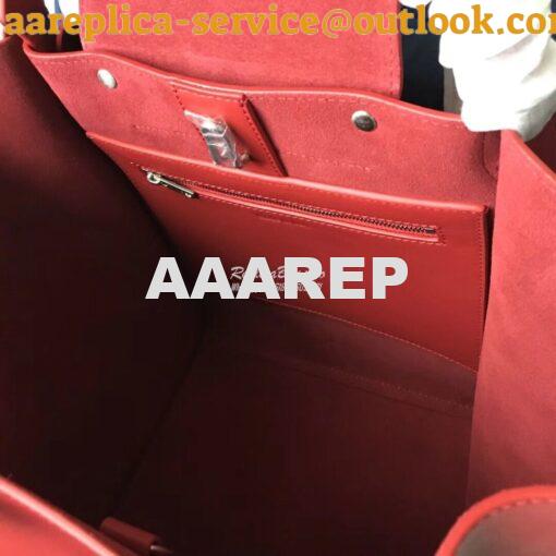 Replica Celine Big Bag With Long Strap In Smooth Calfskin Red 183313 6