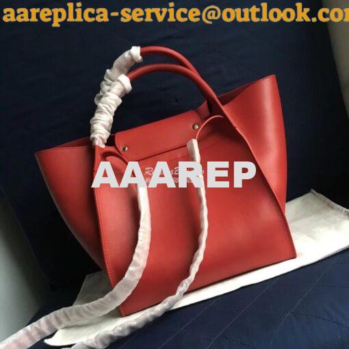 Replica Celine Big Bag With Long Strap In Smooth Calfskin Red 183313 8