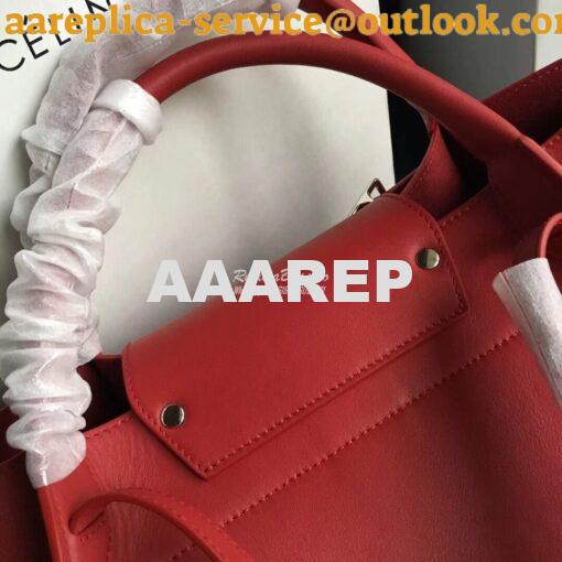 Replica Celine Big Bag With Long Strap In Smooth Calfskin Red 183313 9