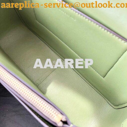 Replica Celine Medium Frame Bag in green/mint Shiny Smooth Calfskin 18 12