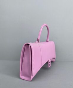 Replica Balenciaga Hourglass Stretched Top Handle Bag in Light Purple 2