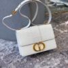 Replica Balenciaga Hourglass Top Handle Bag In Mink Shiny Box Calfskin 17