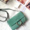 Replica Chloe Faye Small shoulder bag in Suede and Smooth Calfskin Sie 10