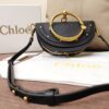 Replica Chloe Small Nile Minaudière in Smooth Calfskin White 11