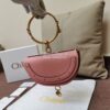 Replica Chloe Small Nile Minaudière in Smooth Calfskin Grey 11