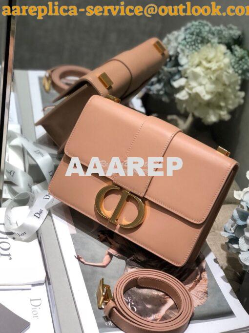 Replica Dior 30 Montaigne Calfskin Bag in Pale Pink 2