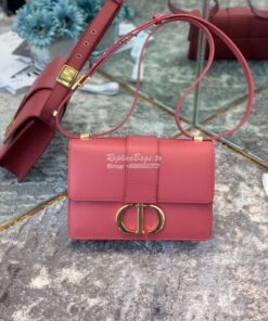 Replica Dior 30 Montaigne Calfskin Bag in Sienna