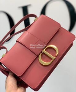 Replica Dior 30 Montaigne Calfskin Bag in Sienna 2