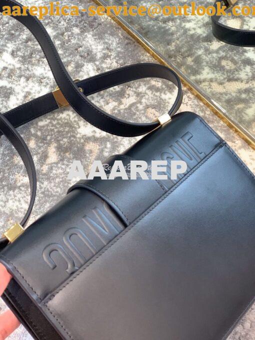 Replica Dior 30 Montaigne Calfskin Bag in Black 11