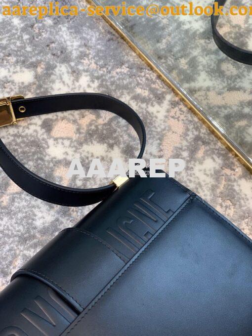 Replica Dior 30 Montaigne Calfskin Bag in Black 12