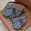 Replica Dior J'ADIOR Flap Bag With Chain in Calfskin Black 9