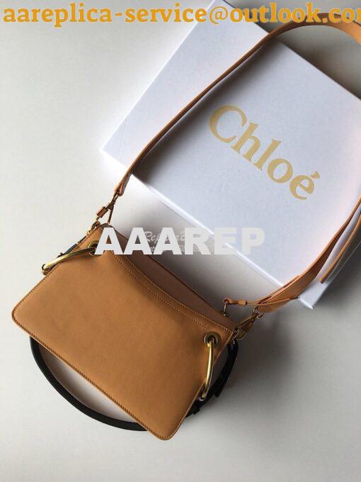 Replica Chloe Roy Bag Blush Pink in Suede & Smooth Calfskin 2