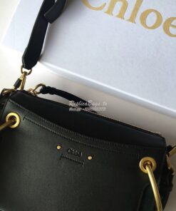 Replica Chloe Roy Bag Black in Suede & Smooth Calfskin 2