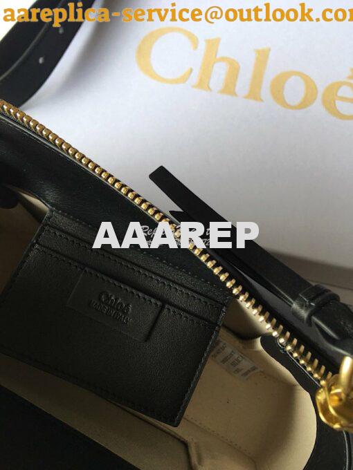 Replica Chloe Roy Bag Black in Suede & Smooth Calfskin 5