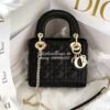 Replica Dior Flat Pouch In Black Grained Calfskin 7