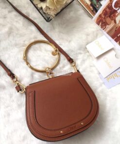 Replica Chloe Nile Bracelet Bag Caramel