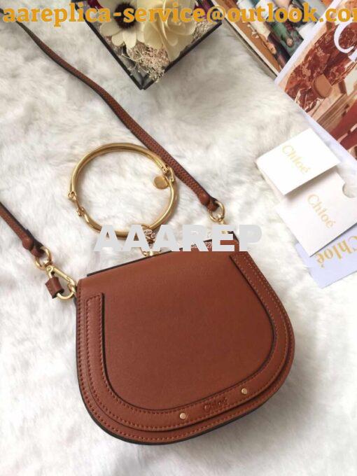 Replica Chloe Nile Bracelet Bag Caramel