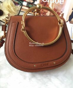 Replica Chloe Nile Bracelet Bag Caramel 2