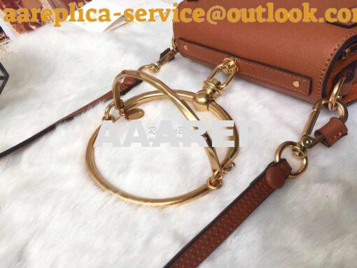 Replica Chloe Nile Bracelet Bag Caramel 4