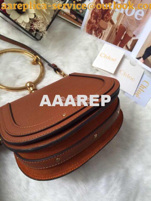 Replica Chloe Nile Bracelet Bag Caramel 5