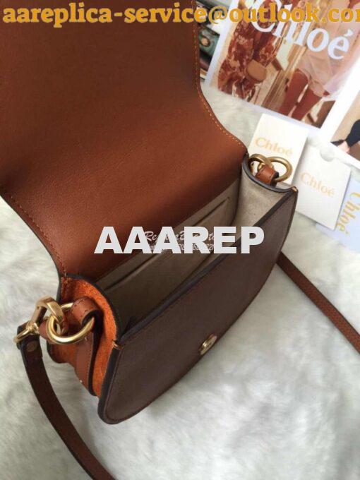 Replica Chloe Nile Bracelet Bag Caramel 6