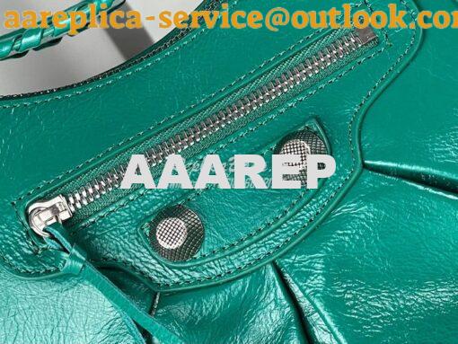 Replica Balenciaga Le Cagole XS S Shoulder Bag in Lambskin Jade Green 13