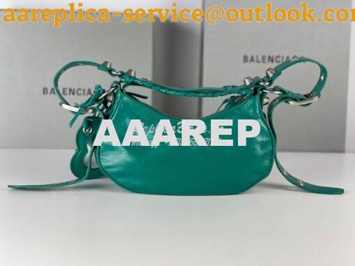 Replica Balenciaga Le Cagole XS S Shoulder Bag in Lambskin Jade Green 22