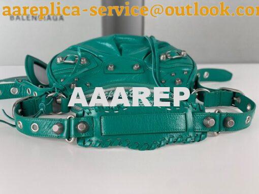 Replica Balenciaga Le Cagole XS S Shoulder Bag in Lambskin Jade Green 23