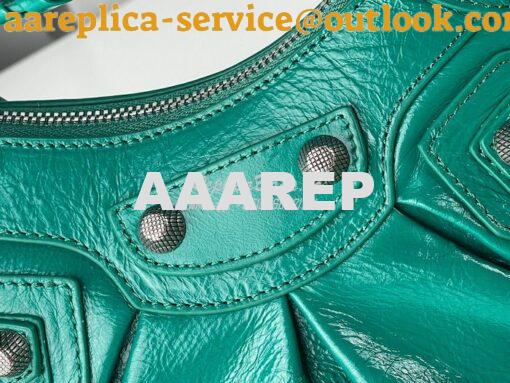 Replica Balenciaga Le Cagole XS S Shoulder Bag in Lambskin Jade Green 27